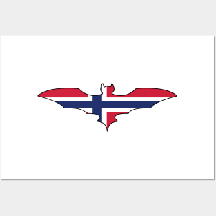 Norwegian Bat Flag. Posters and Art